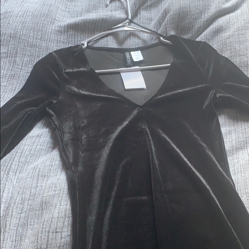 Velvet Bodycon Dress (size 4)